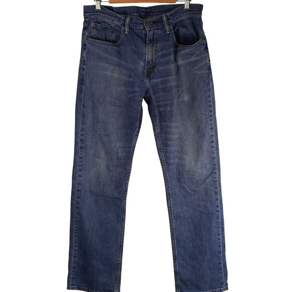 Levis Mens 559 Relaxed Straight Jeans Size 33x34 Medium Wash Denim - Picture 4 of 10
